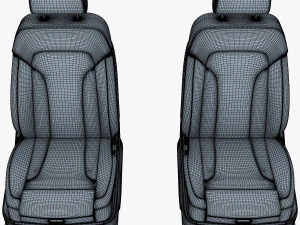 car seat front 3D Model