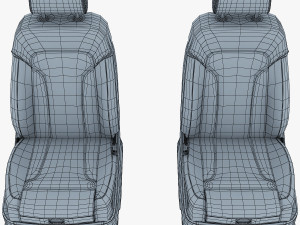 car seat front 3D Model