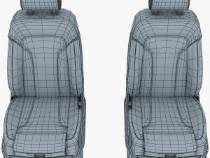 car seat front 3D Model