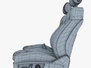 car seat front 3D Model