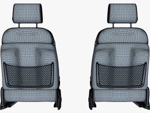 car seat front 3D Model