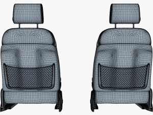 car seat front 3D Model