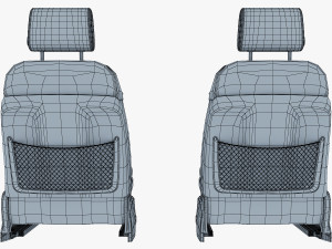 car seat front 3D Model