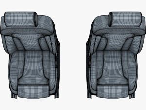 car seat front 3D Model