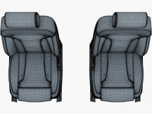 car seat front 3D Model