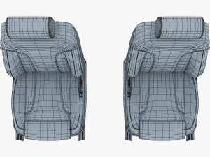 car seat front 3D Model