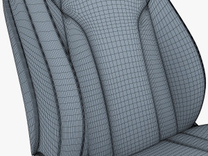car seat front 3D Model