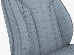 car seat front 3D Model