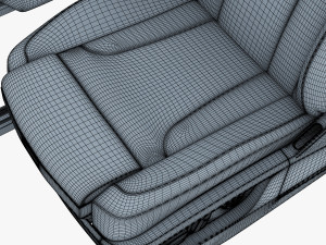 car seat front 3D Model