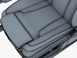 car seat front 3D Model