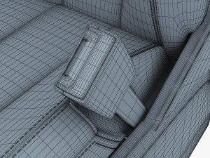 car seat front 3D Model