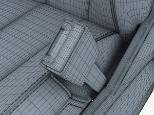 car seat front 3D Model