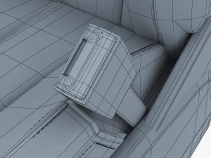 car seat front 3D Model