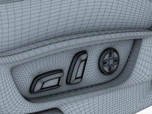 car seat front 3D Model
