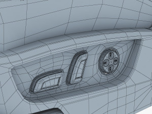 car seat front 3D Model