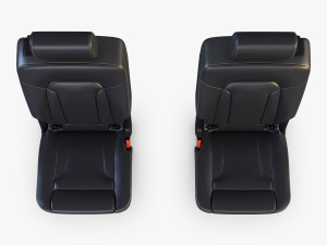 car seat rear 3Dモデル