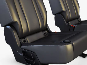 car seat rear 3D Model