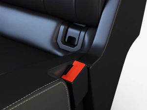 car seat rear 3D Model