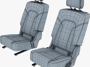 car seat rear 3Dモデル