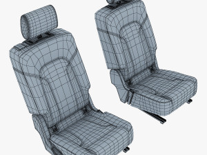car seat rear 3Dモデル