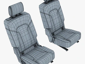 car seat rear 3D Model