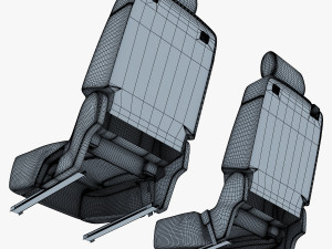 car seat rear 3Dモデル