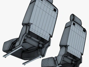 car seat rear 3D Model