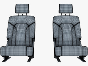 car seat rear 3Dモデル