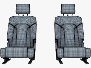 car seat rear 3D Model
