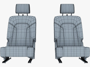car seat rear 3Dモデル