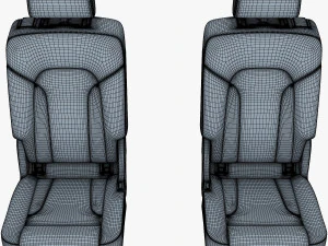 car seat rear 3D Model