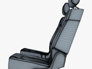 car seat rear 3D Model