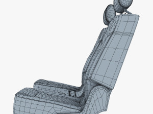car seat rear 3Dモデル