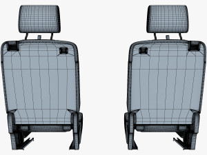 car seat rear 3Dモデル