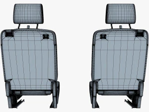 car seat rear 3D Model