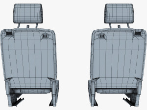 car seat rear 3Dモデル
