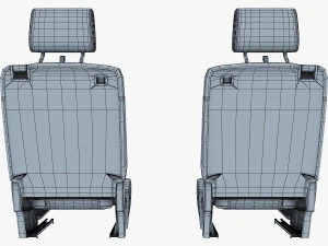 car seat rear 3D Model