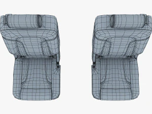 car seat rear 3D Model