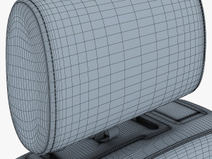 car seat rear 3Dモデル