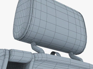 car seat rear 3D Model
