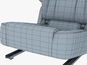 car seat rear 3D Model
