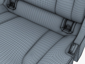 car seat rear 3Dモデル