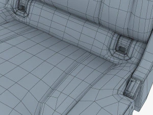 car seat rear 3D Model