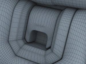 car seat rear 3D Model