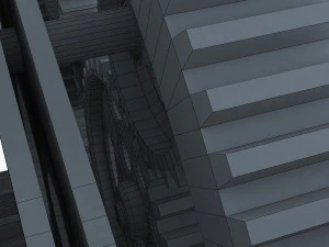 gear mechanism low poly v 1 3D Model