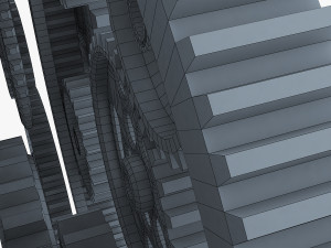 gear mechanism low poly v 2 3D-Modell