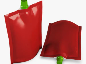 Doypack-Verpackung v 1 3D Modell