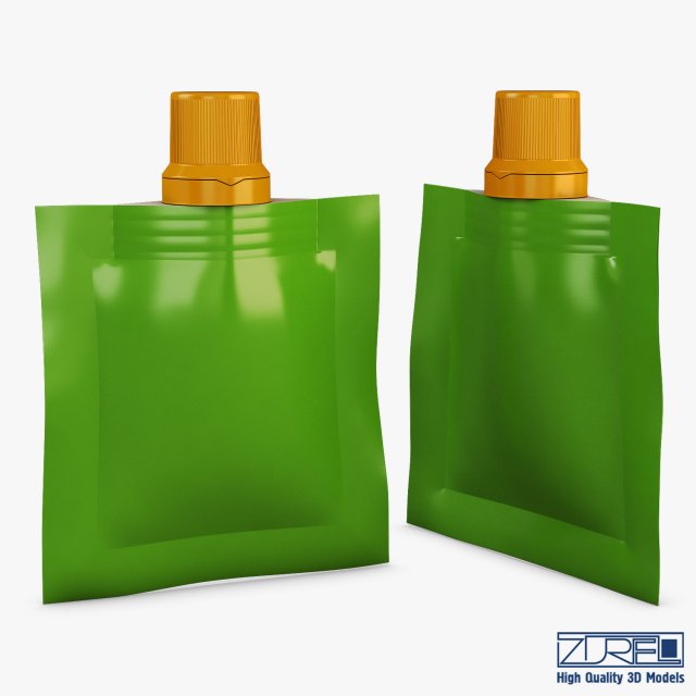 doypack packaging v 5 Model 3D .c4d .max .obj .3ds .fbx .stl .blend 