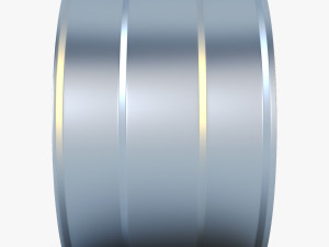 vossen vfs4 20 wheel silver 3D Model