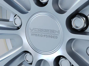 vossen vfs4 20 wheel silver 3D Model